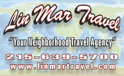 Lin Mar Travel Service - Your Neighborhood Travel Agency - 215-639-5700 - www.linmartravel.com